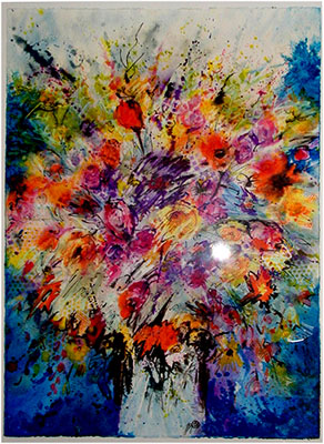 Gem&auml;lde Blumen
