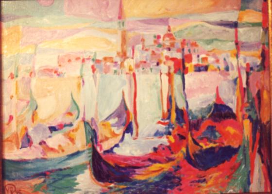 Gem&auml;lde Venedig-Karneval