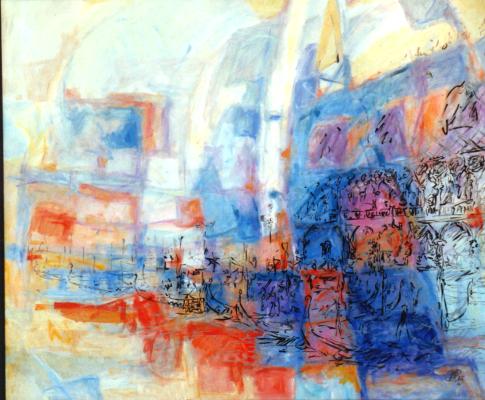 Gem&auml;lde Venedig-Karneval