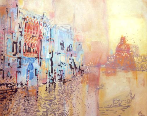 Gem&auml;lde Venedig-Karneval