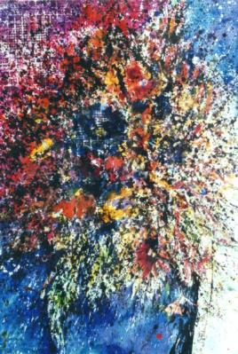 Gem&auml;lde Blumen