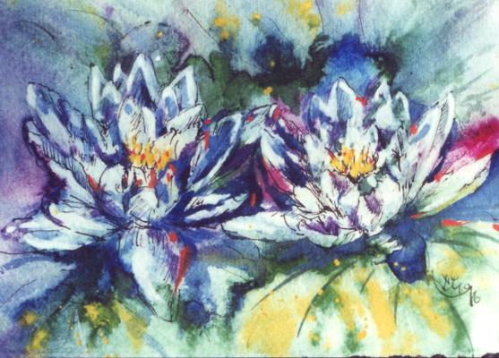 Gem&auml;lde Blumen
