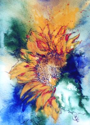 Gem&auml;lde Blumen